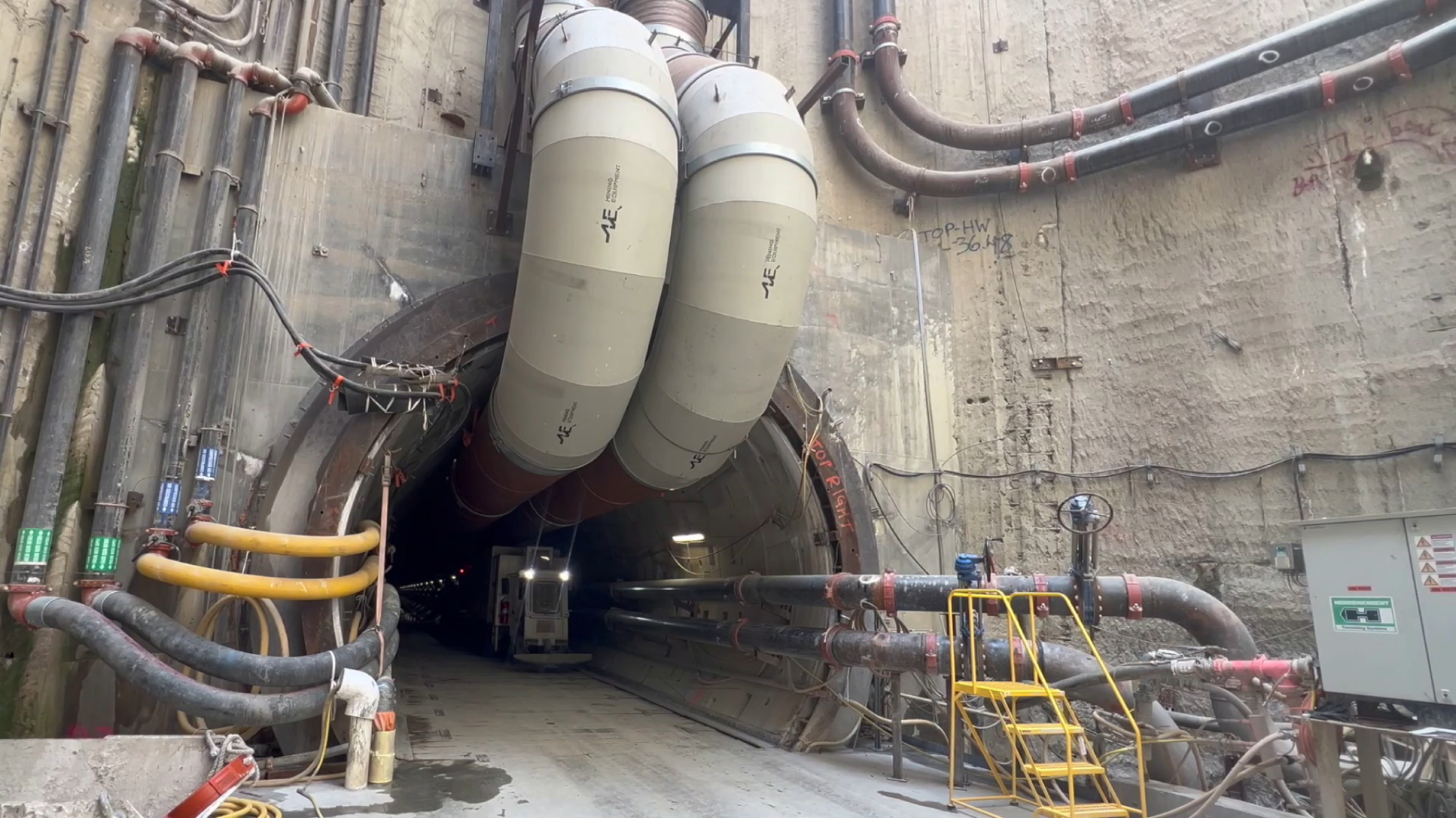 View of Tunnel from Access Shaft