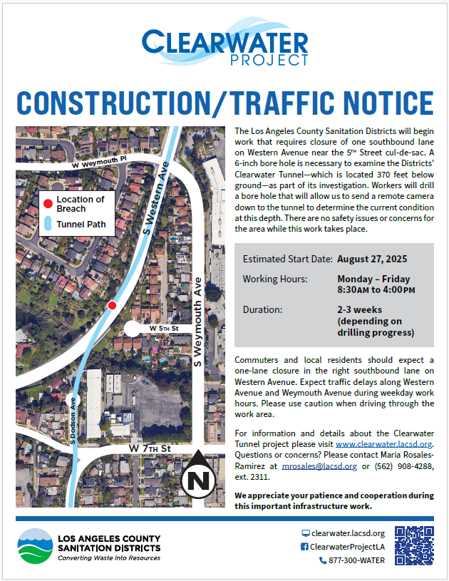 Construction/Traffic Notice
